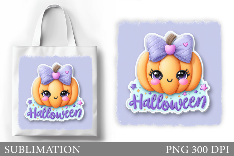 Cute Pumpkin Sublimation. Cute Pumpkin Tote Bag Sublimation