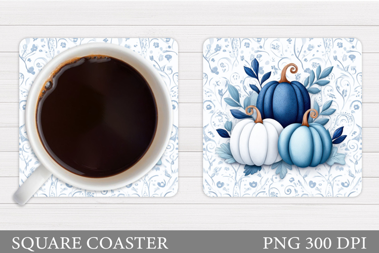 Fall Pumpkin Coaster Design. Fall Pumpkin Sublimation
