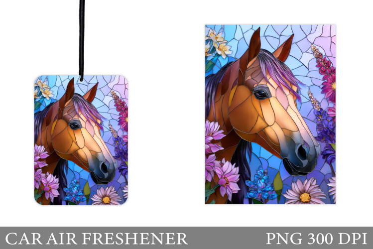 Horse Car Air Freshener. Summer Car Air Freshener Design