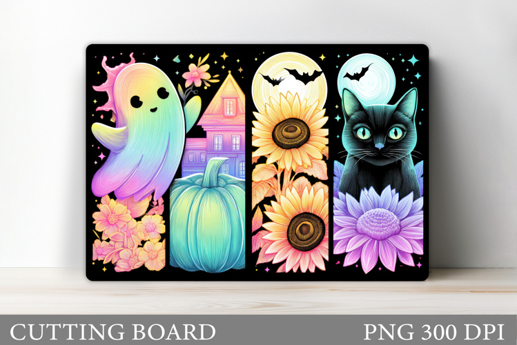 Halloween Cutting Board Design. Halloween Sublimation