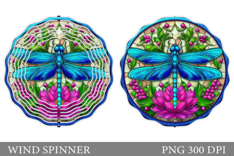 Dragonfly Wind Spinner Design. Dragonfly Sublimation