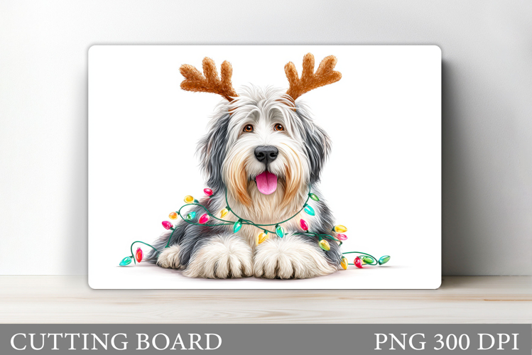 Christmas Dog Cutting Board. Christmas Cutting Board Design
