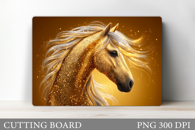 Horse Cutting Board Design. Horse Sublimation