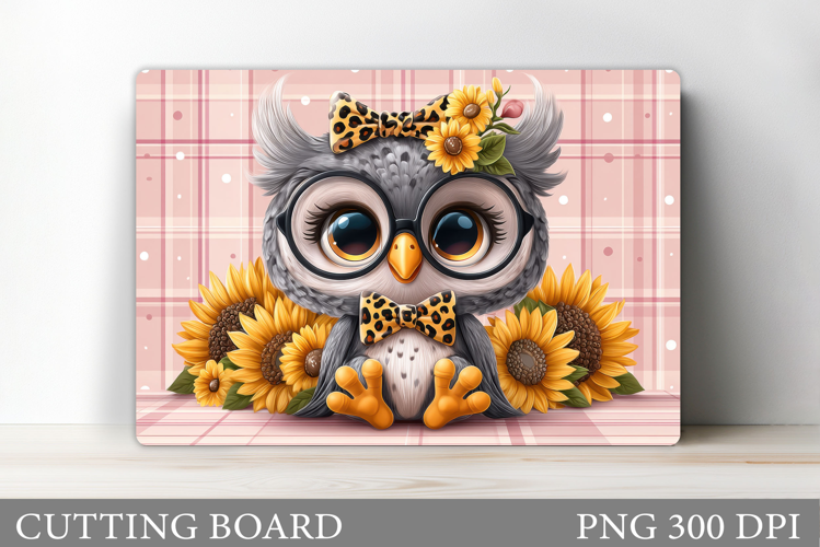 Cute Owl Cutting Board. Owl Kitchen Cutting Board