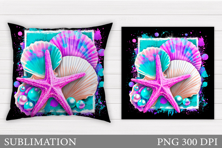 Starfish Pillow Sublimation. Starfish Sublimation