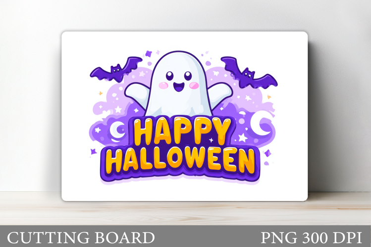 Halloween Ghost Cutting Board. Halloween Cutting Board