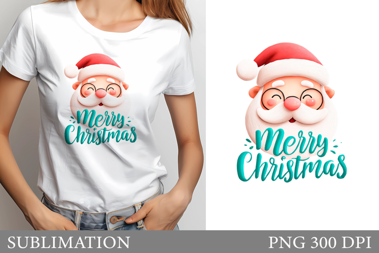 Cute Santa Claus Sublimation. Santa Claus T-Shirt Design