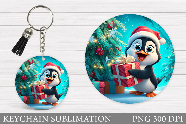 Christmas Penguin Clipart Image 6