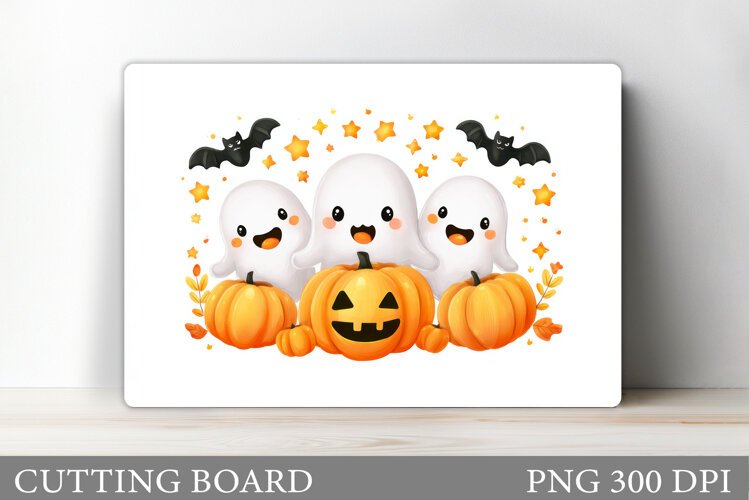 Halloween Cutting Board Design. Halloween Sublimation example image 1