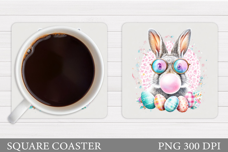 Easter Bunny Coaster. Bunny Easter Coaster Design