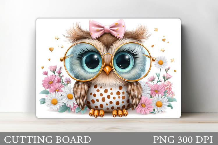 Cute Owl Cutting Board. Owl Kitchen Cutting Board