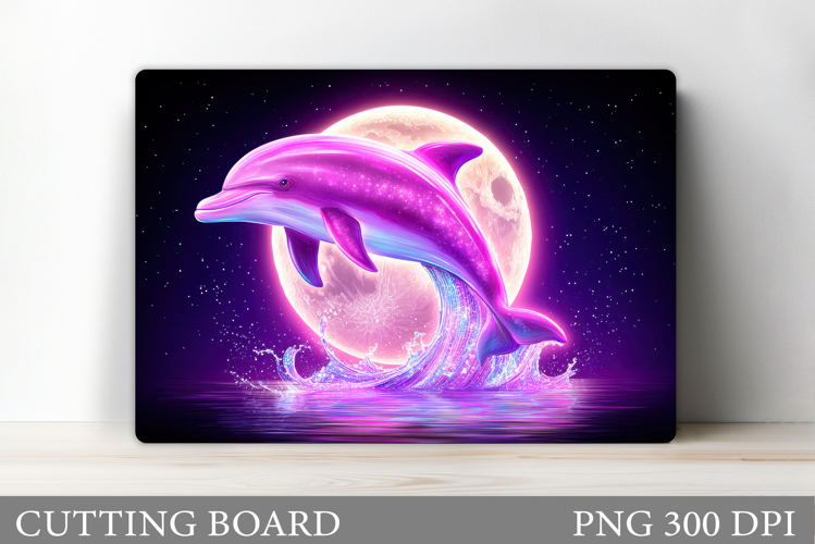 Dolphin Cutting Board Design. Dolphin Sublimation