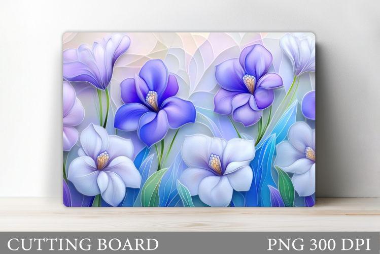 Flowers Cutting Board. Floral Cutting Board Sublimation