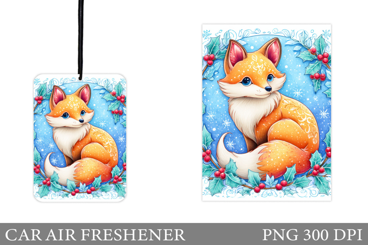 Cute Fox Car Air Freshener. Christmas Car Air Freshener
