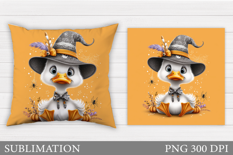 Halloween Goose Pillow Sublimation. Halloween Pillow Design