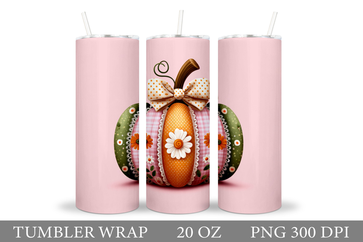 Pumpkin Tumbler Design. Pumpkin Sublimation