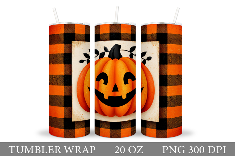 Halloween Pumpkin Tumbler. Halloween Tumbler Sublimation