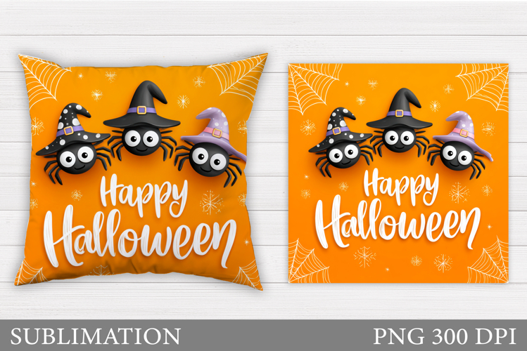 Halloween Pillow Sublimation. Halloween Sublimation