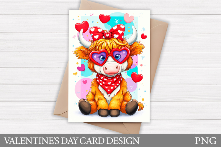 Valentines Cow Card Design. Valentines Card Printable