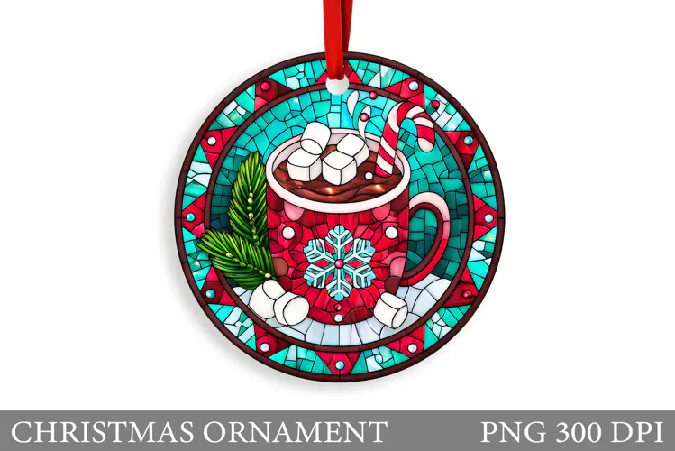 Christmas Ornament Sublimation. Merry Christmas Ornament