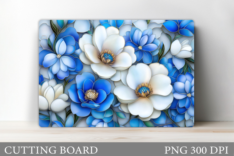 Floral Cutting Board Design. Flowers Cutting Board
