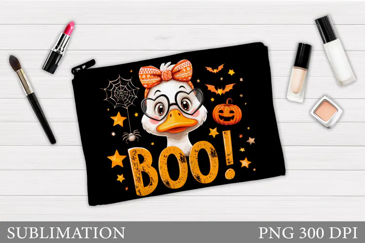 Halloween Goose Cosmetics Bag. Halloween Cosmetics Bag