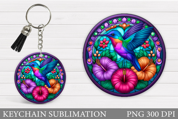 Hummingbird Keychain Design. Hummingbird Sublimation