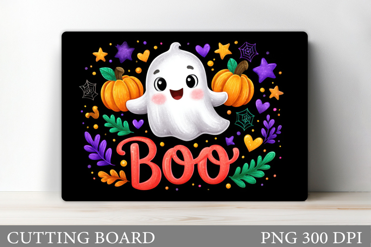 Cute Halloween Cutting Board. Cute Ghost Cutting Board