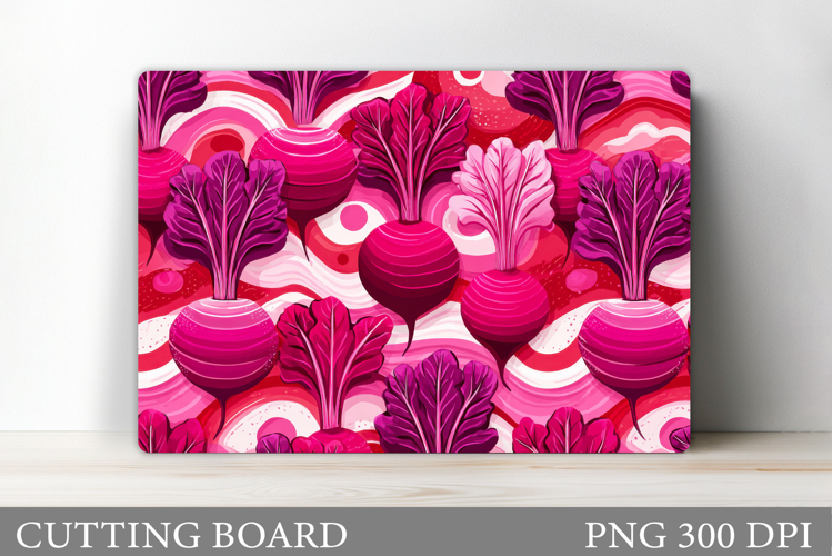 Beet Cutting Board Design. Beet Sublimation example image 1