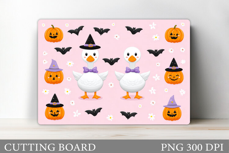 Halloween Goose Cutting Board. Halloween Cutting Board example image 1