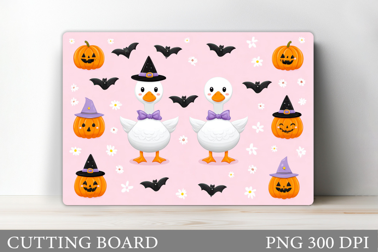Halloween Goose Cutting Board. Halloween Cutting Board