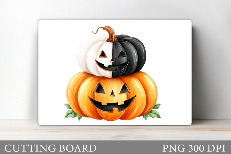 Halloween Pumpkin Cutting Board. Halloween Cutting Board