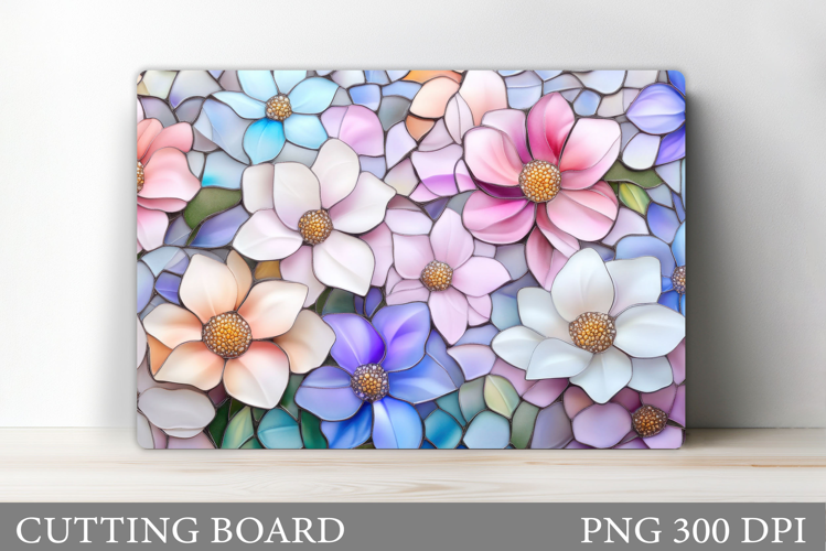 Flowers Cutting Board. Floral Cutting Board Sublimation