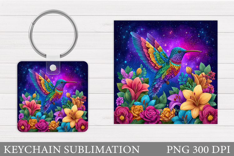 Hummingbird Keychain Design. Hummingbird Sublimation