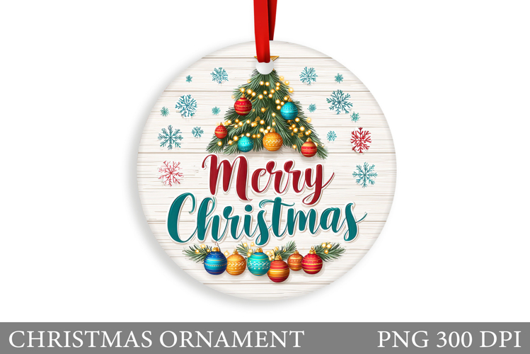 Christmas Tree Christmas Ornament. Christmas Sublimation