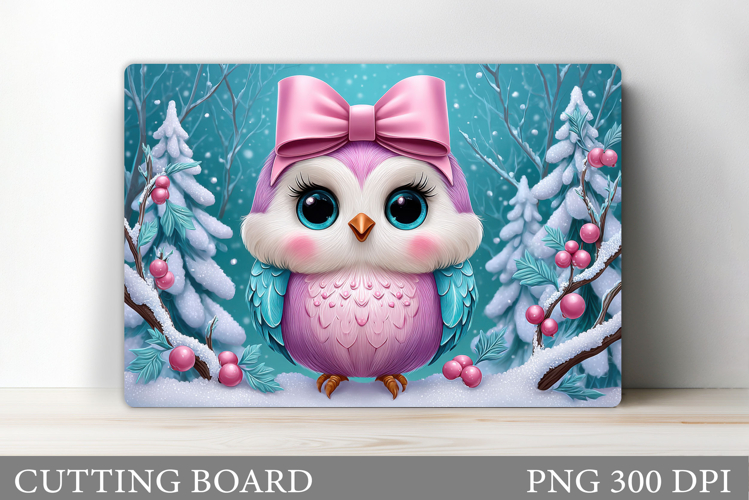 Christmas Bird Cutting Board. Christmas Cutting Board Design
