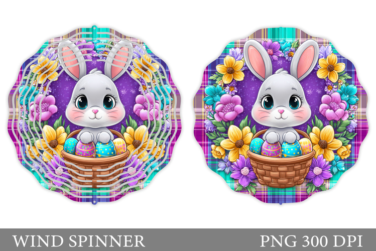 Easter Bunny Wind Spinner. Easter Wind Spinner Design