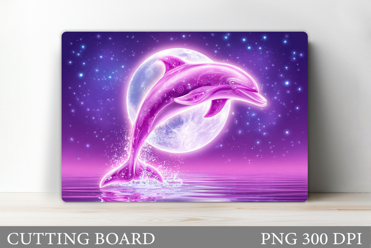 Dolphin Cutting Board Design. Dolphin Sublimation