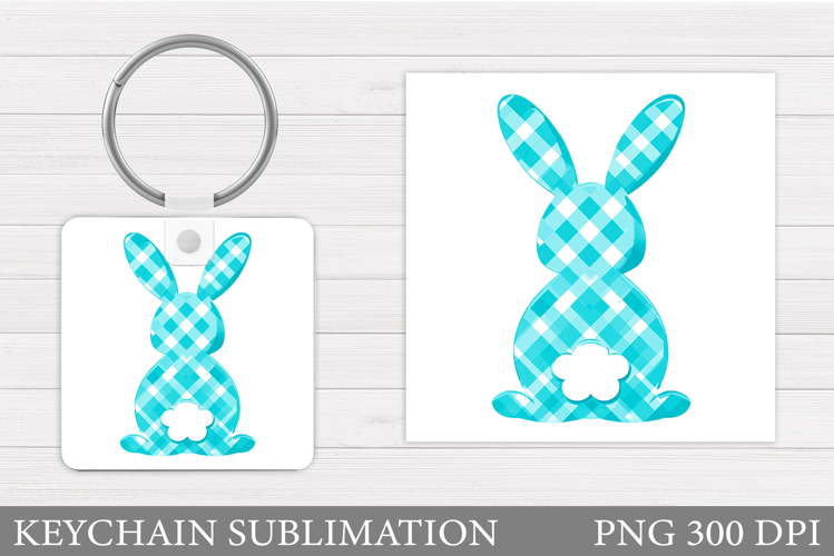 Bunny Keychain Design. Bunny Sublimation