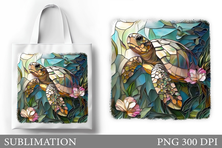 Turtle Tote Bag Sublimation. Sea Sublimation