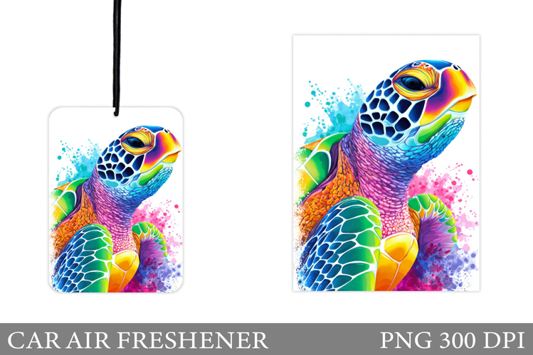 Turtle Car Air Freshener. Sea Car Air Freshener Design