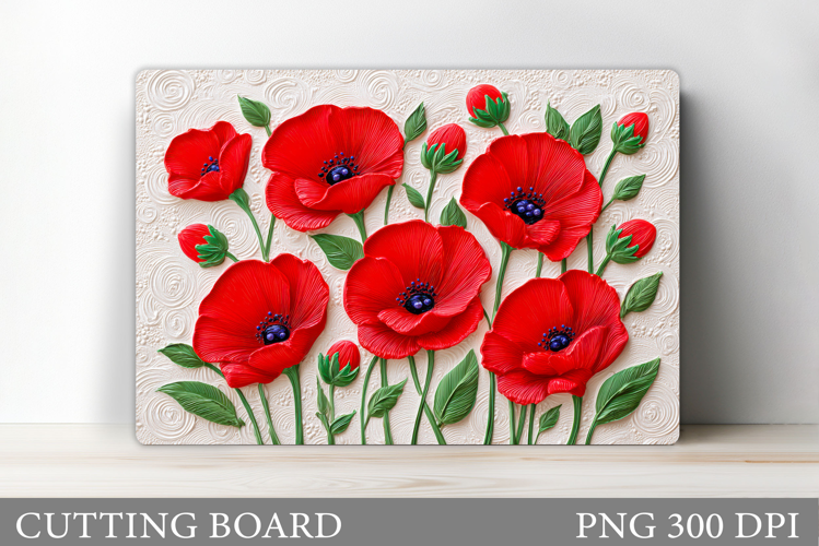 Flowers Cutting Board. Floral Cutting Board Sublimation