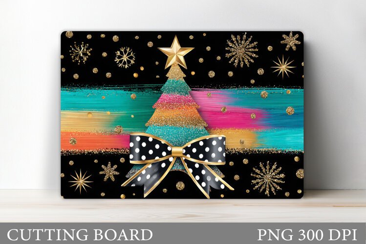 Christmas Tree Cutting Board. Kitchen Cutting Board Design example image 1
