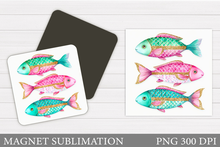 Fish Magnet Design. Fish Sublimation