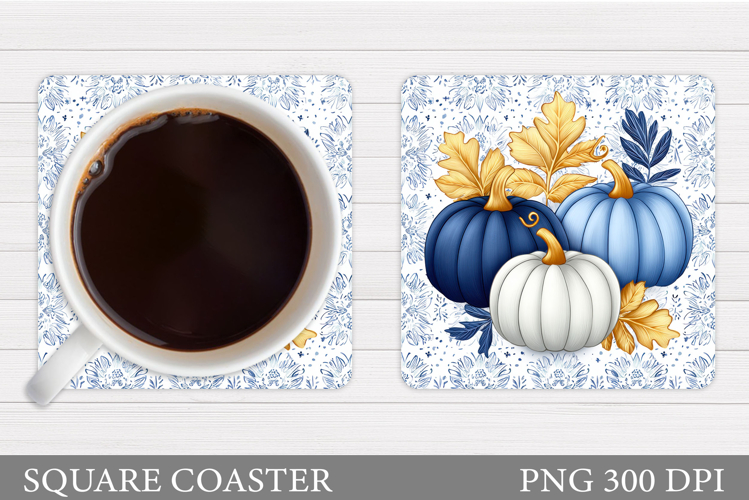 Fall Pumpkin Coaster Design. Fall Pumpkin Sublimation