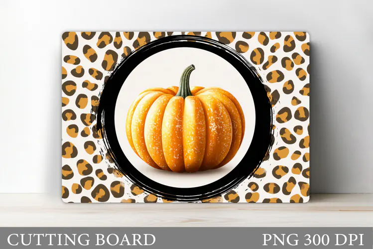 Pumpkin Cutting Board Design. Pumpkin Sublimation
