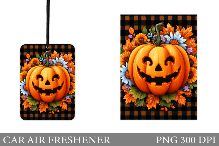 Pumpkin Car Air Freshener. Halloween Car Air Freshener