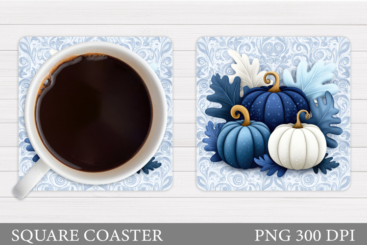 Fall Pumpkin Coaster Design. Fall Pumpkin Sublimation