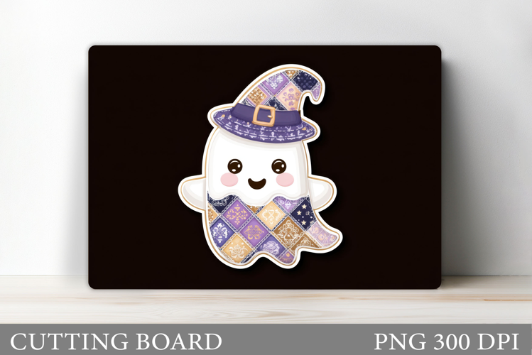 Ghost Cutting Board Sublimation. Halloween Cutting Board