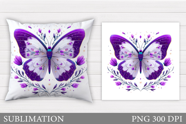 Butterfly Pillow Design. Butterfly Sublimation